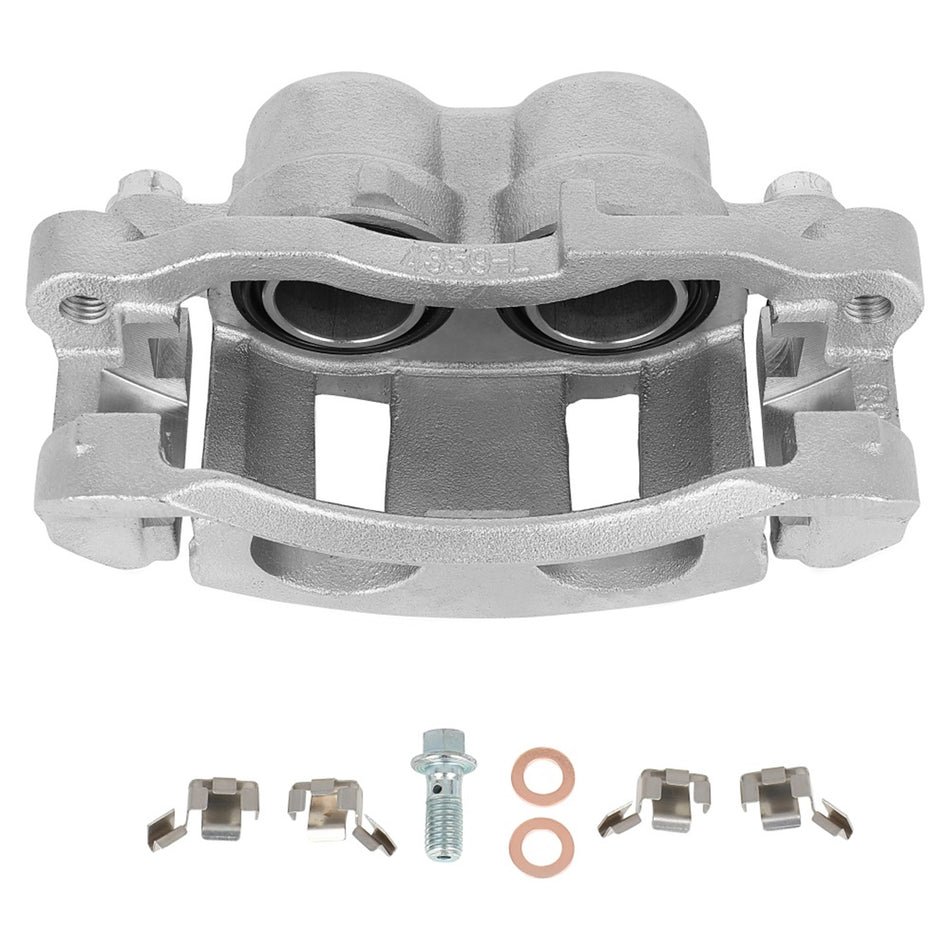 1x Front Left Brake Caliper w/ Bracket For 1998-2002 2003 2004 Chevrolet S10