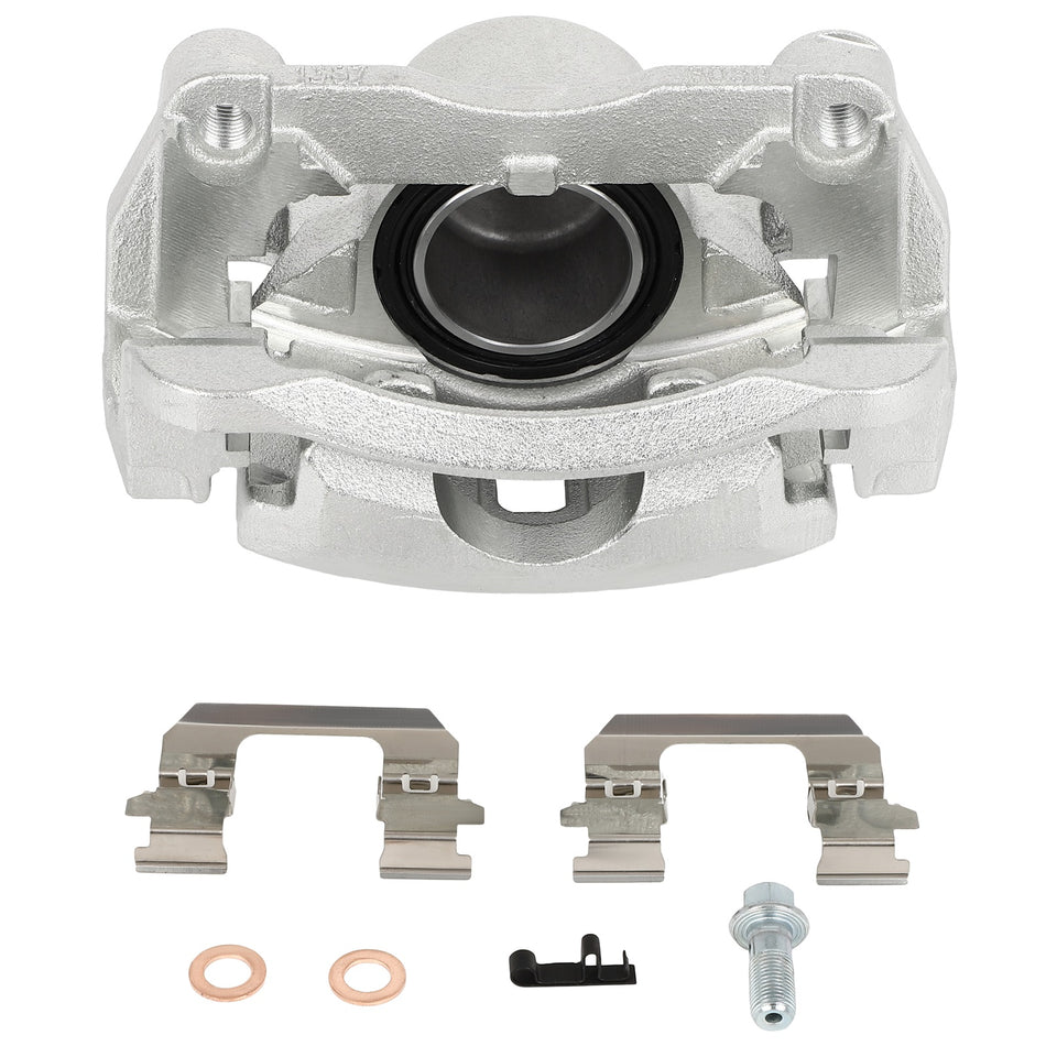 1x Front Left Brake Calipers w/ Bracket For 2014-2015 Nissan Rogue Select