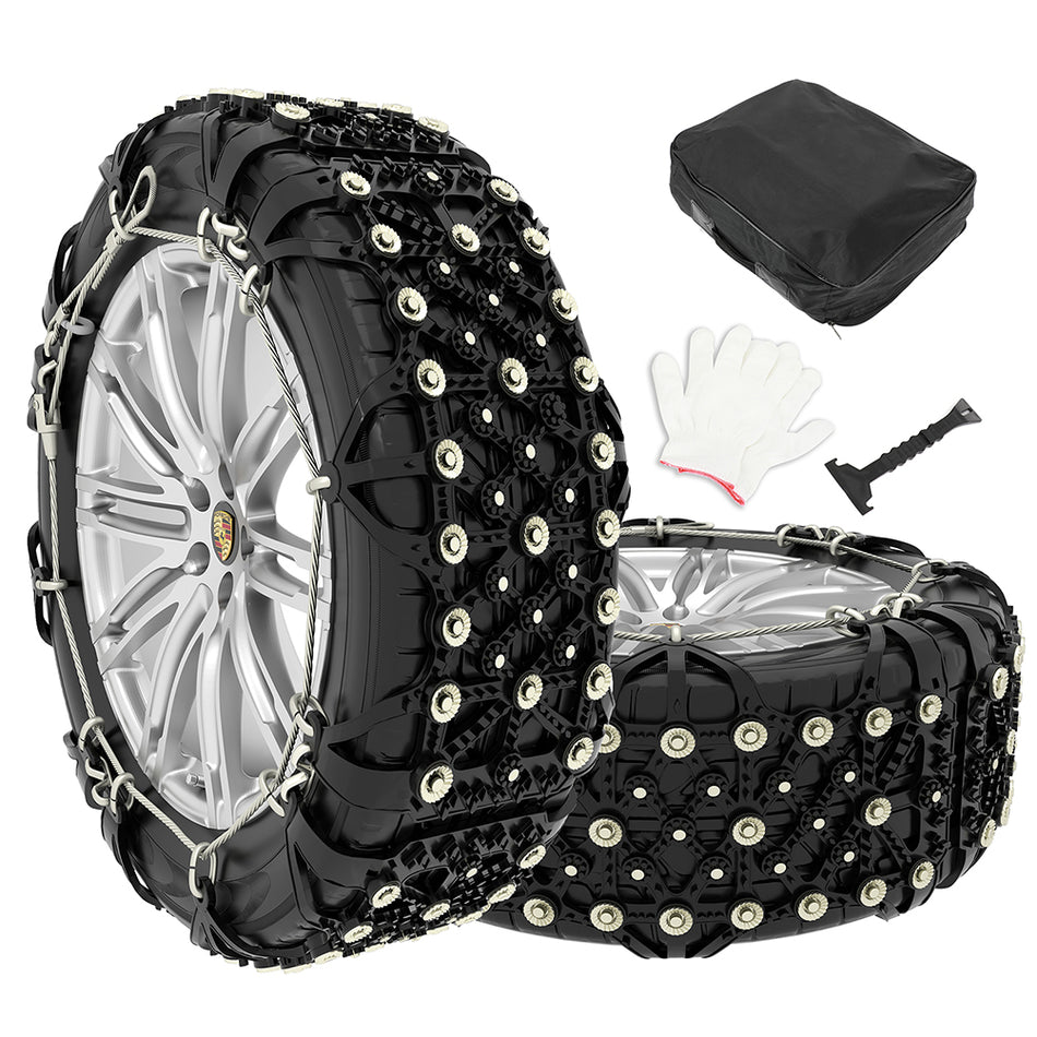 1X Wheel Tire Snow Chains For Car Truck SUV Anti-skid Emergency Winter Universal