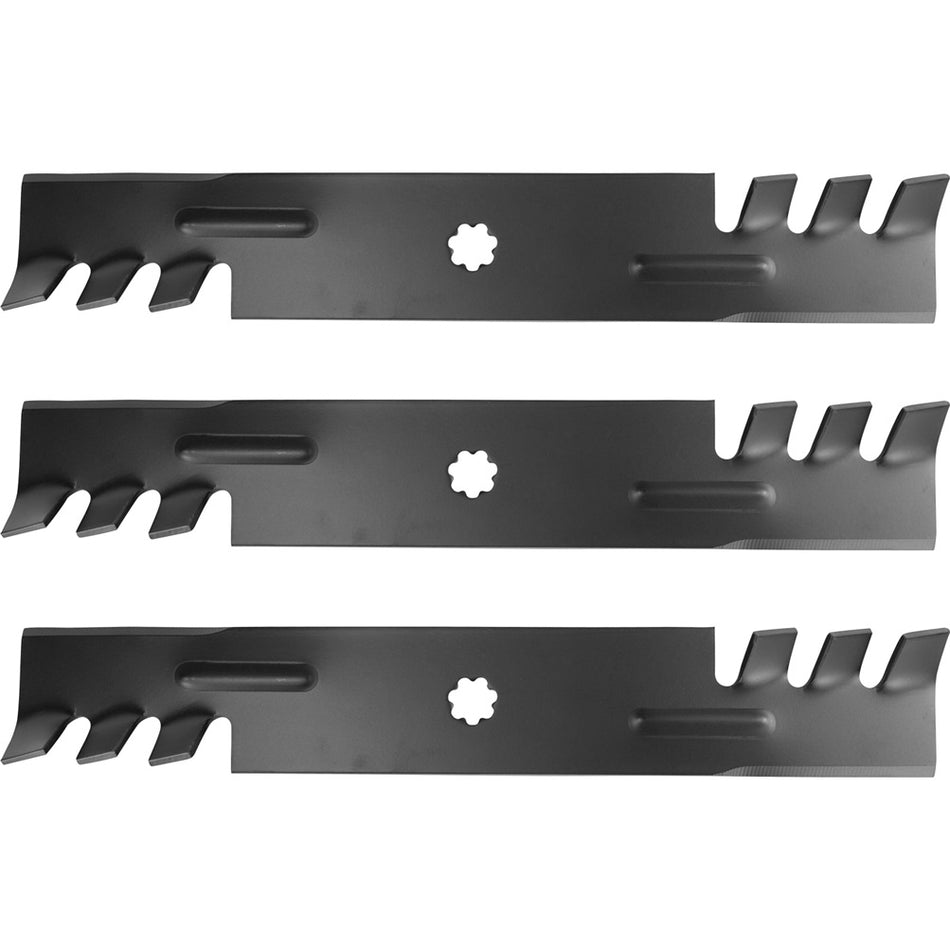 3 Deck Blade For John Deere 145 D140 155C D150 D160 La130 La140 Gx21784 Gy20852