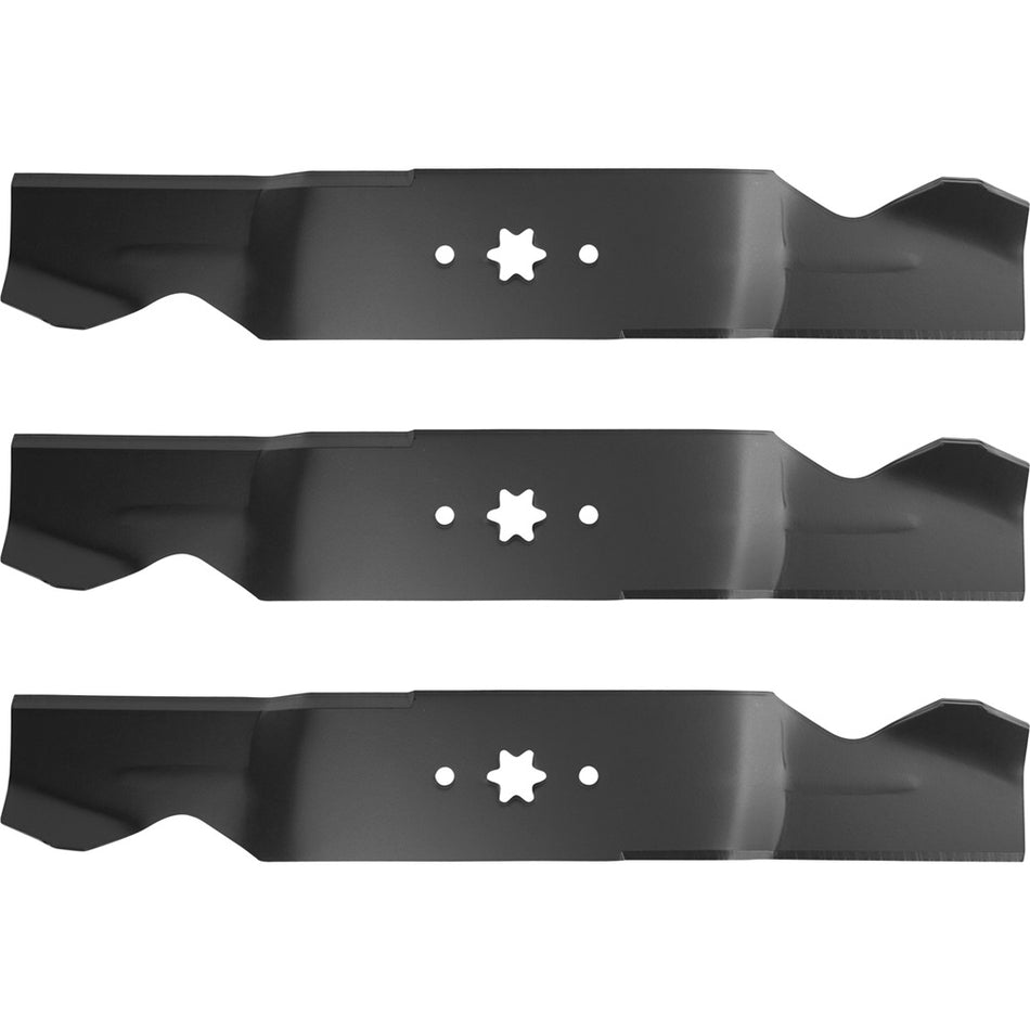3Pcs Mower Blades For 54 inch Mtd Cub Cadet 742-0677 942-0677 High Lift