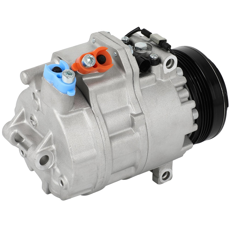 Fits BMW X5 4.4L 4.8L 2004 2005 2006 AC Compressor With Clutch