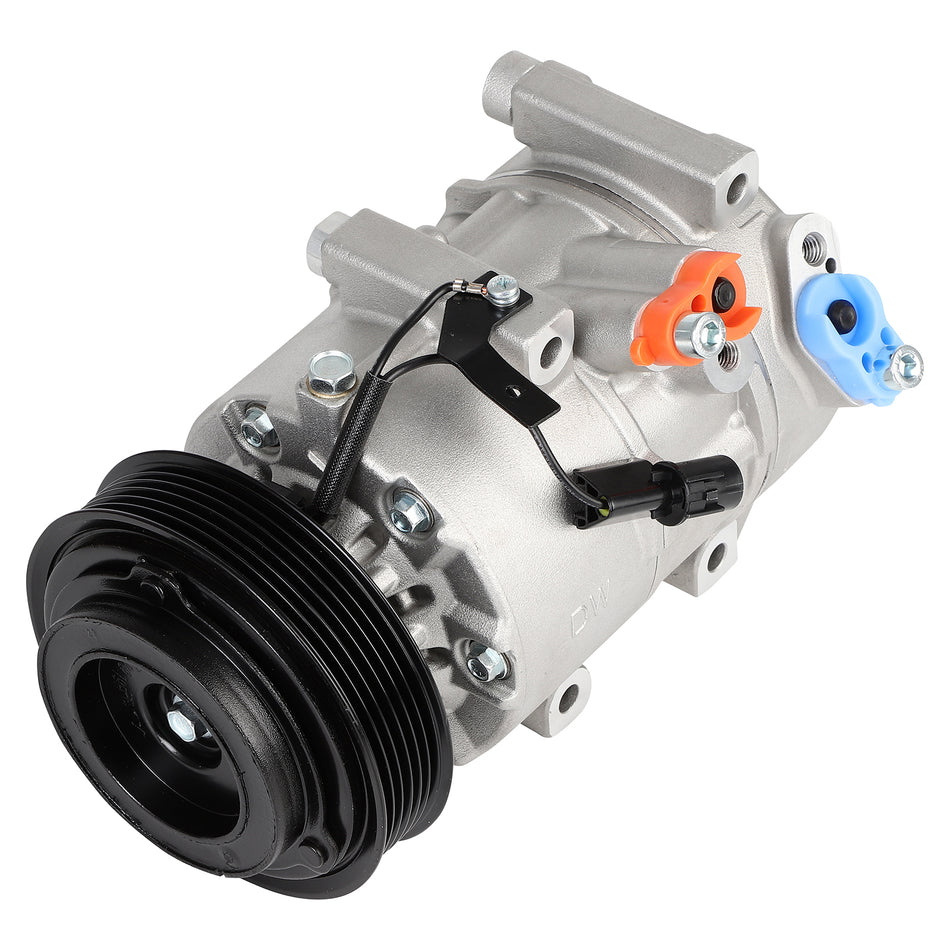 A/C Compressor w/ Clutches For Kia Rondo EX LX 2.4L 07-08-09-10-11-12