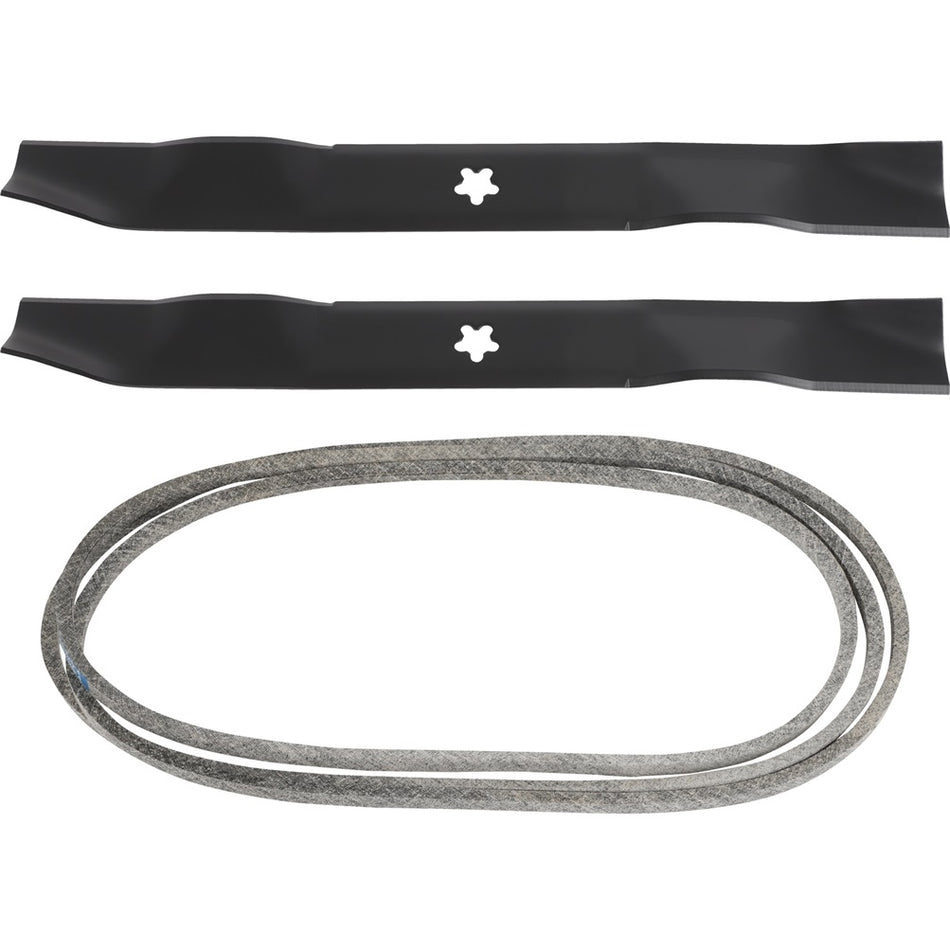 Lawn Mower Deck Blade Belt Kit 42 inch For Craftsman Lt1000 Lt2000 134149 144959