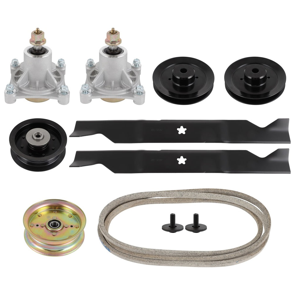 For Husqvarna 46 inch Rz4623 Z246 Rz4619 Deck Rebuild Kit Blade Spindle Belt