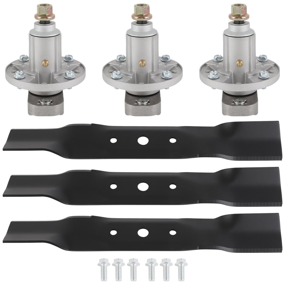 Blade Spindle Kit For John Deere L120 L130 Gy20785 Gx20250 Gy20568 48 inch Deck