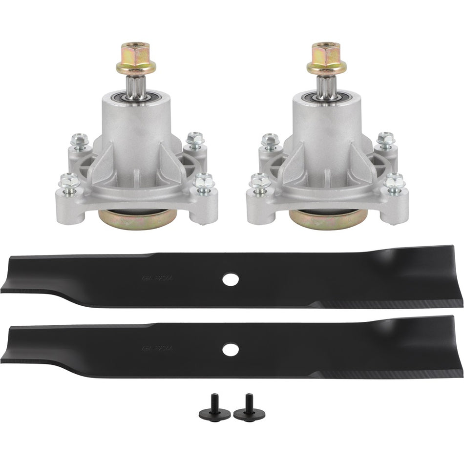 Blade Spindle Kit For Hustler Raptor 52 inch Zero-Turn 604214 603988 783753
