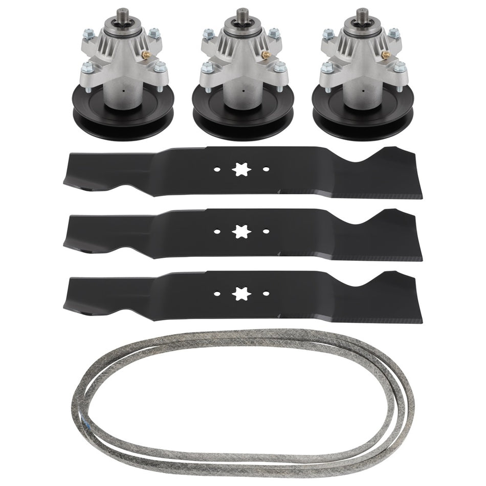 Deck Rebuild Kit For Cub Cadet Mtd 54 inch Slt 1554 Sltx 1054 Blades Spindles Belt