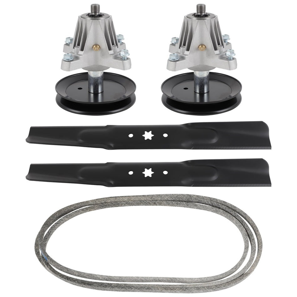 42 inch Deck Spindle Blade Belt Rebuild Kit For Mtd Troy Bilt T1000 T1200 T1800