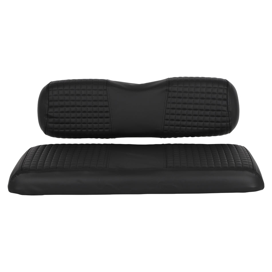 Universal Black Vinyl Staple Golf Cart Seat Covers