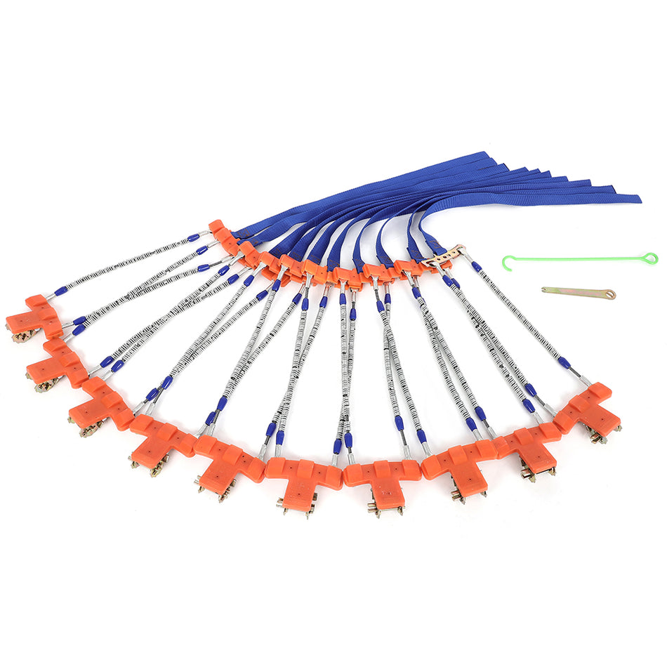 8PCS Car Snow Anti Slip Tire Chains for Cars / SUVs / Pickup Trucks 255-285mm
