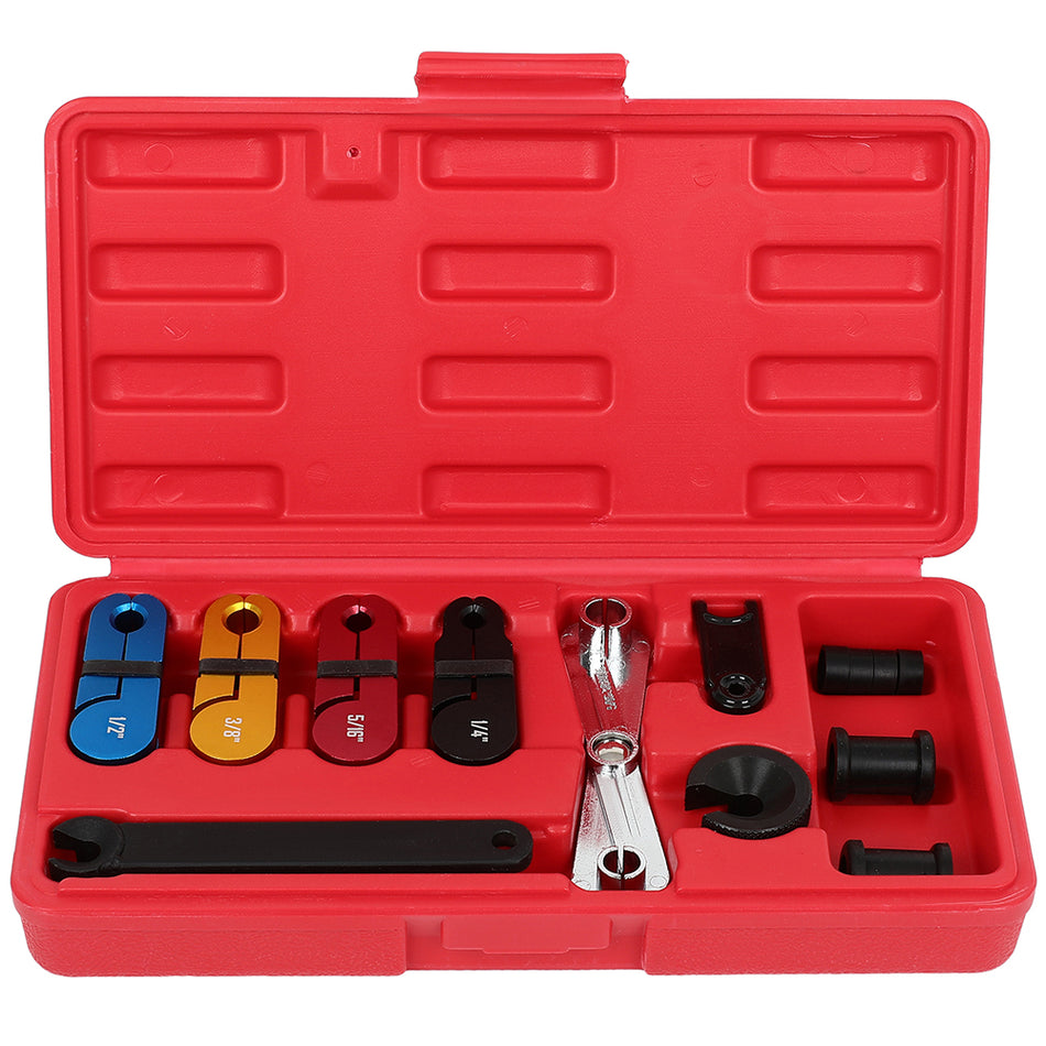 Fuel & Transmission Line Disconnect Tool Set Decouple 1/4inch 5/16inch 3/8inch 1/2inch 8 PCS