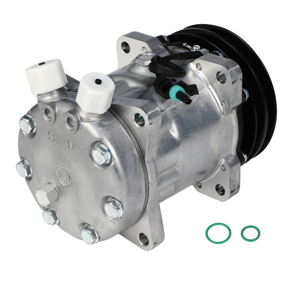 A/C Compressor For 91-01 Mack CL 11.9L 95 Peterbilt 379 12.7L 91-95 Volvo 940