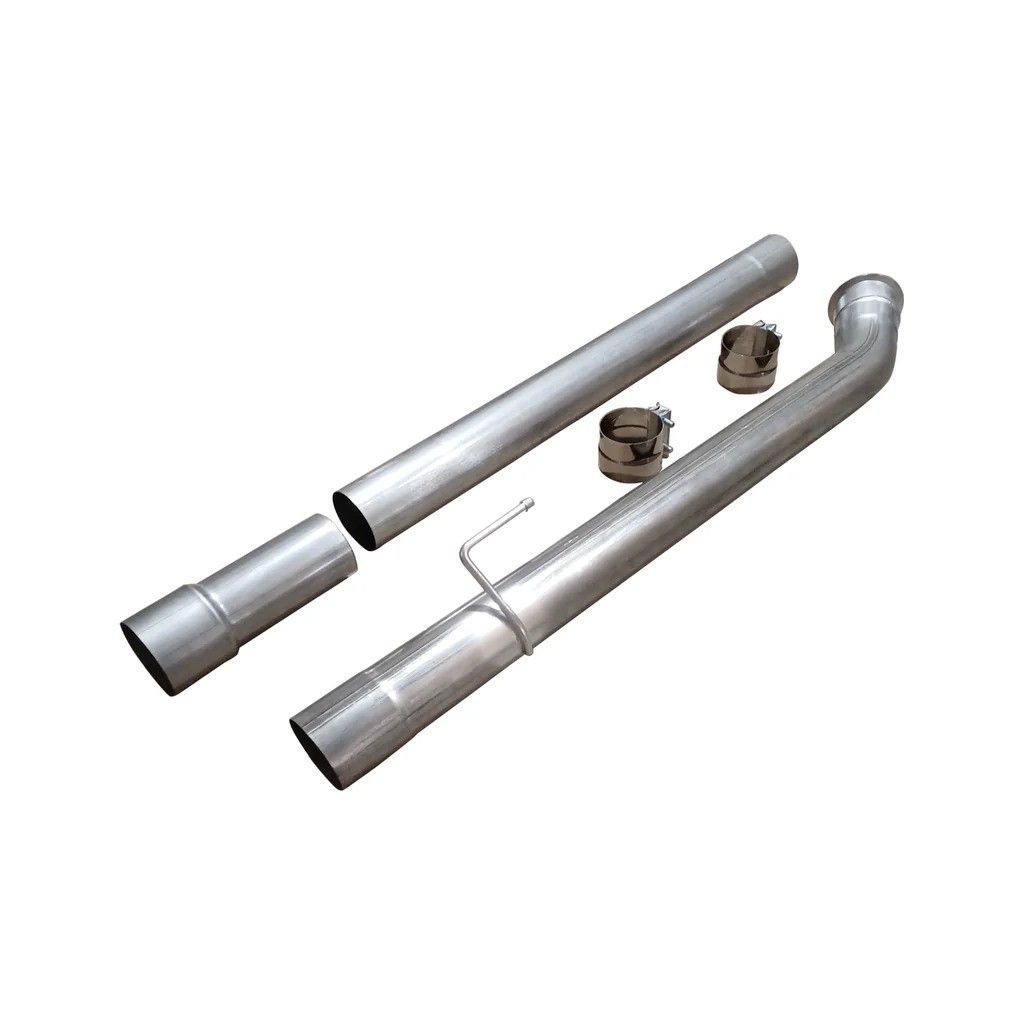4 inch DPF Delete Race Pipe For 2019-2021 6.7 Cummins Dodge Ram 2500 Ram 3500 Only for Auto