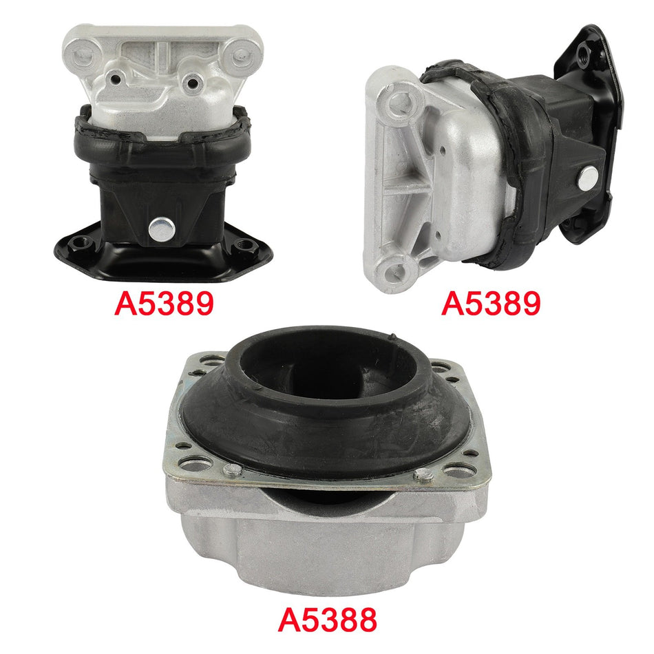 3pc For Chrysler 300 Dodge Challenger Charger Magnum Front Engine Motor Mount