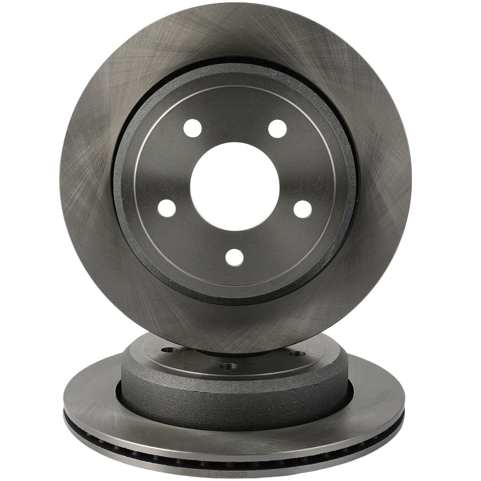 295mm Rear Brake Rotors For Ford Crown Victoria Mercury Grand Marquis 2003-2010