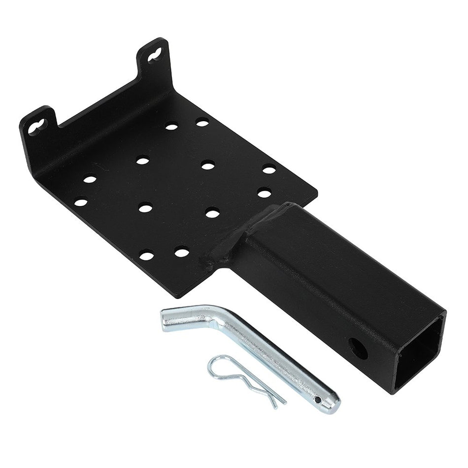 For ATV UTV Cradle Mounting Bracket 2inch Receiver Trailer Hitch Winch Mount Plate