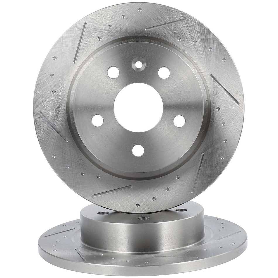 Drill & Solt Fits Chevrolet For Sonic 2013 2014 2015 2016 Rear Brake Rotors 2X