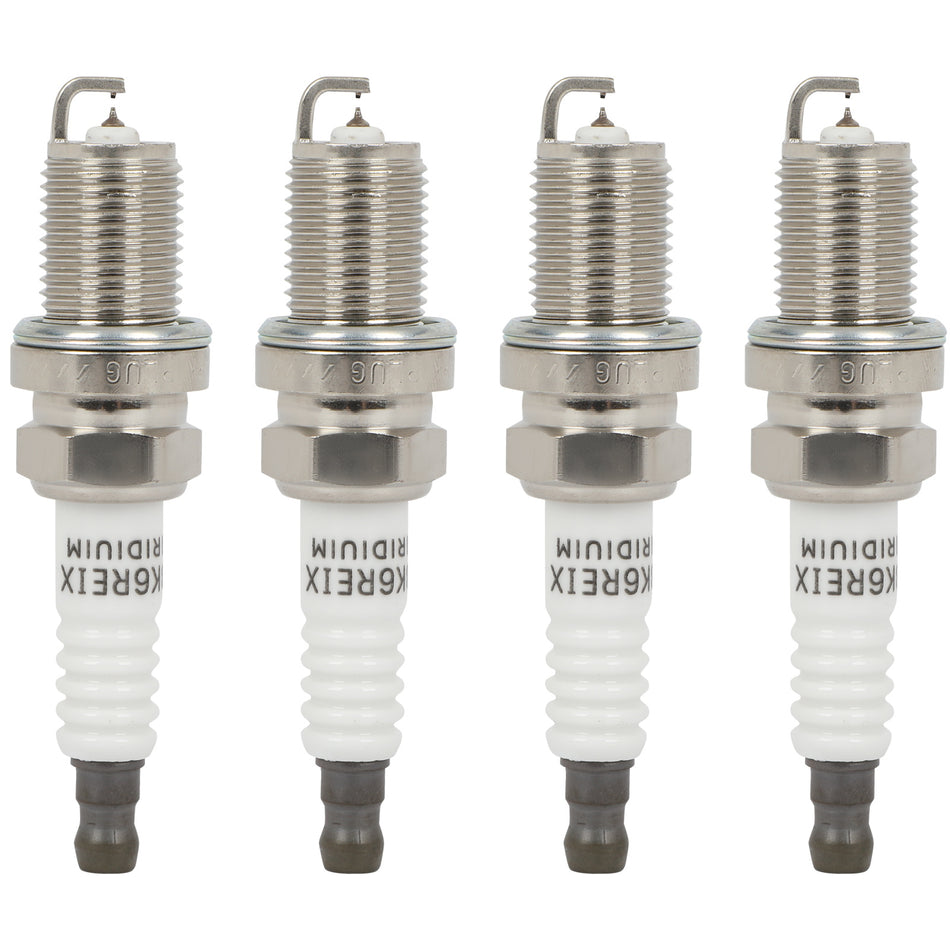Fit Chevrolet Metro Ford Escort Honda Civic Kia Rio Iridium Spark Plugs-4Pcs