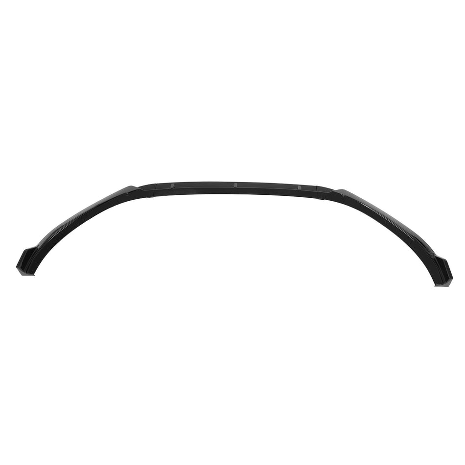 For 2017-2022 Hyundai IONIQ Front Bumper Lip Spoiler Glossy Black