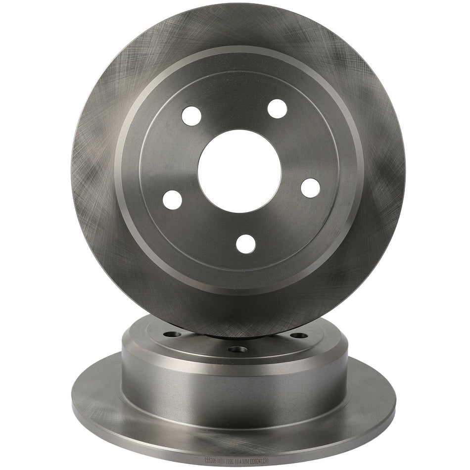 316MM REAR Pads BRAKE ROTORS Discs FOR Jeep Wrangler 2007-2015 2016 2017 2018