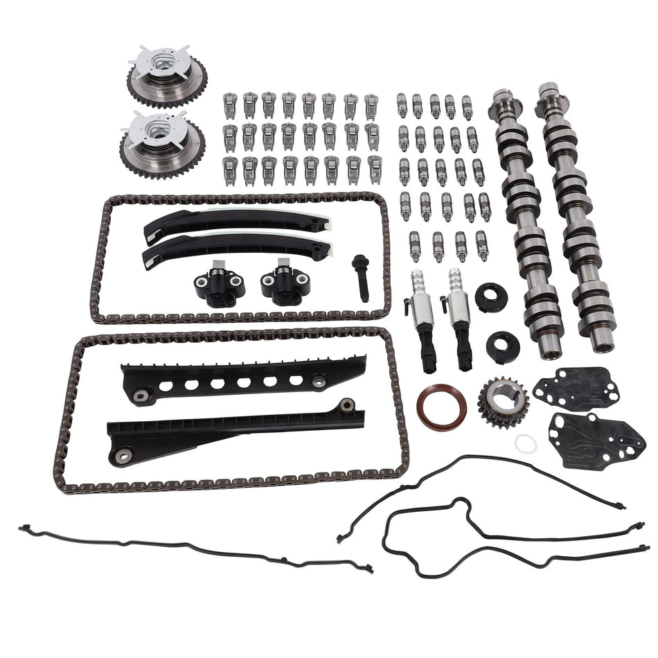 Camshaft kit&Timing Chain Cam Phasers kit For Ford Explorer F150 Lincoln Mustang