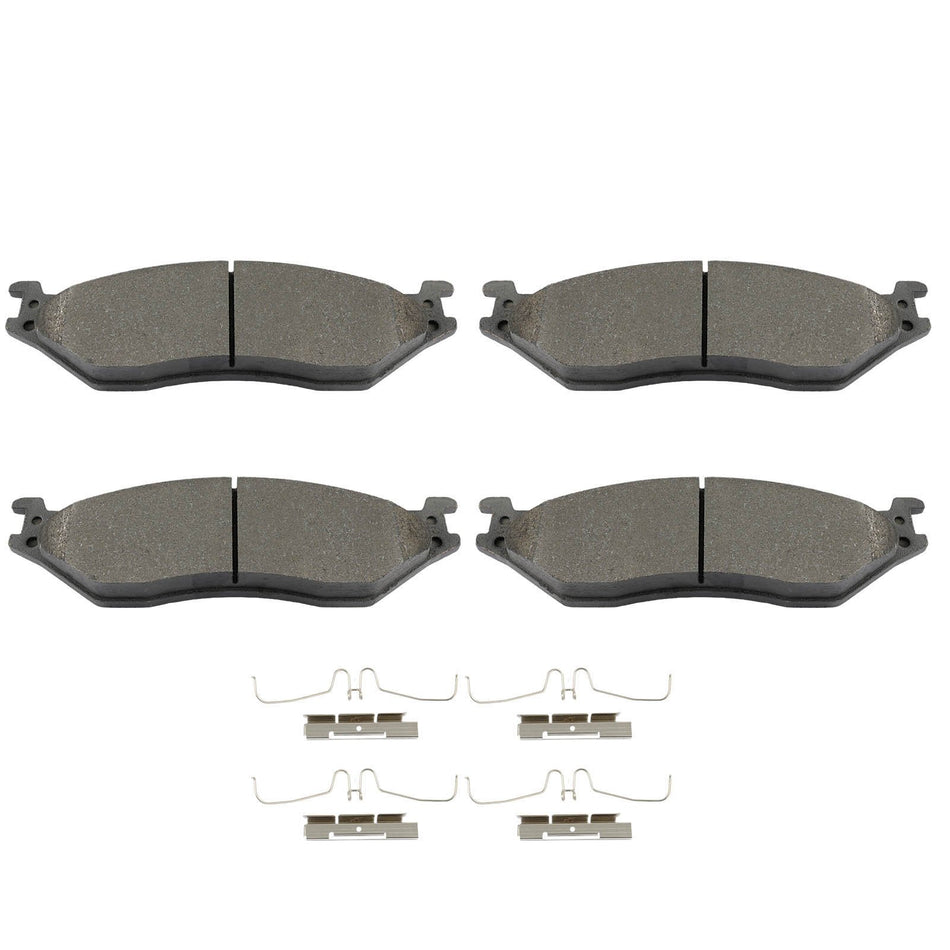 For 05 2006 2007-2012 Ford F-450 F-550 Super Duty Front Brake Semi-Metallic Pads