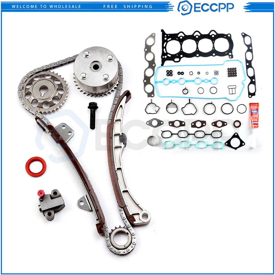 Timing Chain Kit Head Gasket For 04-06 Scion xB 1.5L DOHC 839838