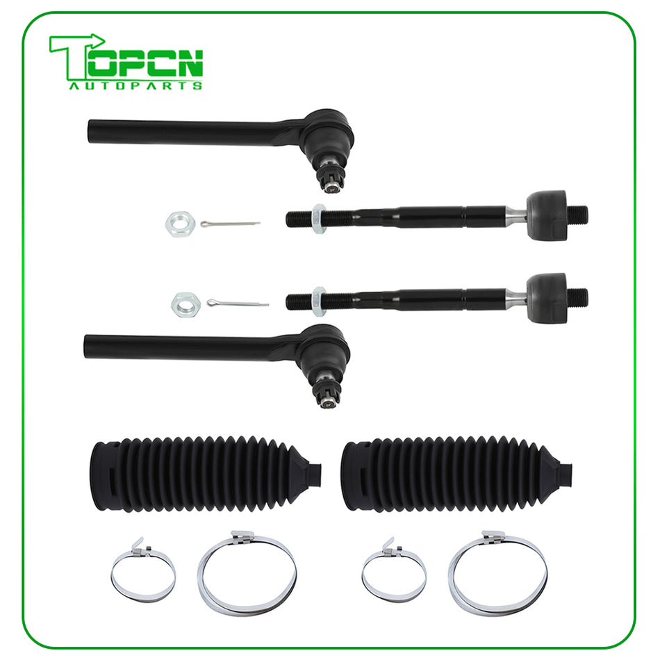 Front Tie Rod End Rack and Pinion Bellow For 2005-2010 Honda Odyssey Suspension