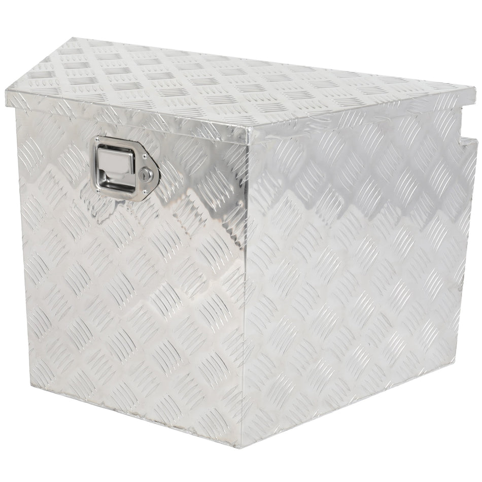 Aluminum Storage Tool Box 1x Chain 29inchX17inchX18inch For Truck / Garage / RV Wholesale