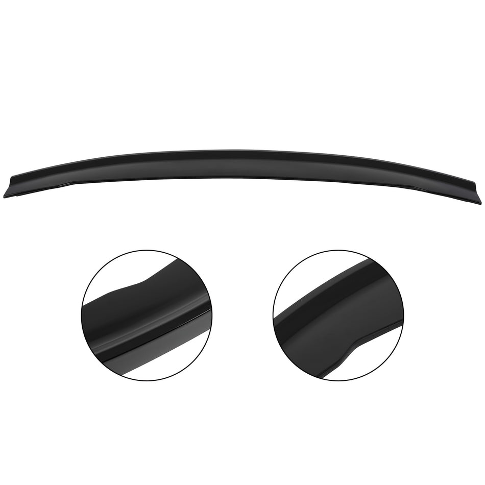 Fit Chevy Camaro 2016 2017 2018 2019-2020 Glossy Black Spoiler Wing