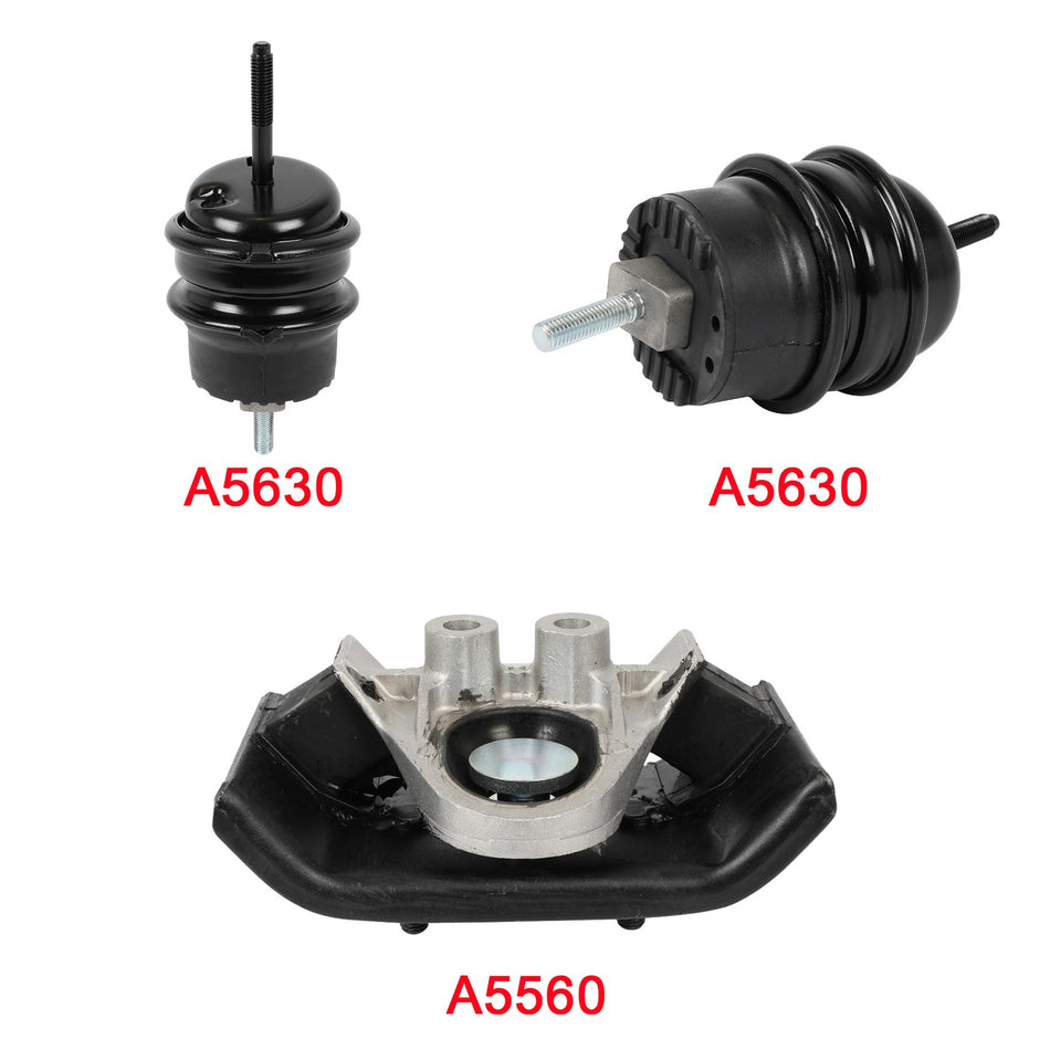 3PC Engine Motor Mount Fit Chevrolet Camaro 2010-2015 V6 3.6L Auto Trans