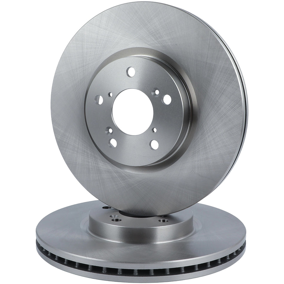 Vented Solid Fits Acura Mdx 2007 - 2010 2011 2012 2013 Front Brake Rotors 2X