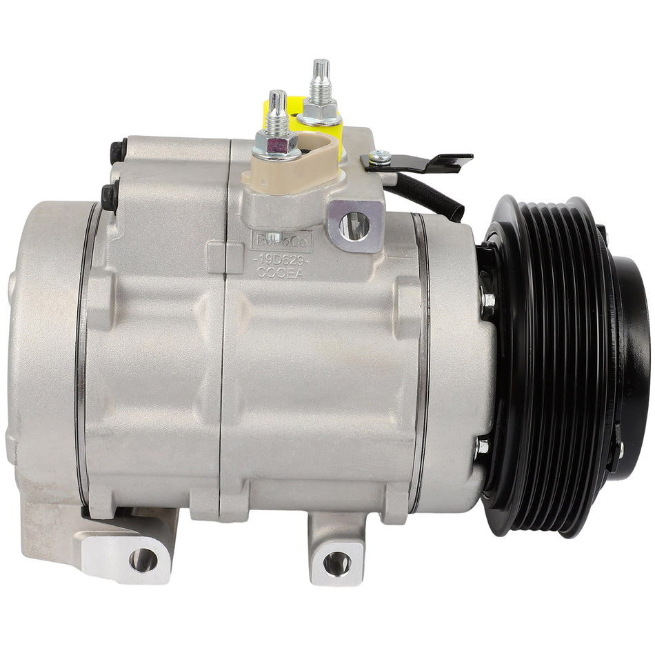 AC A/C Compressor w/Clutch For Ford F-250 F-350 F-450 F-550 Super Duty 2008-2025