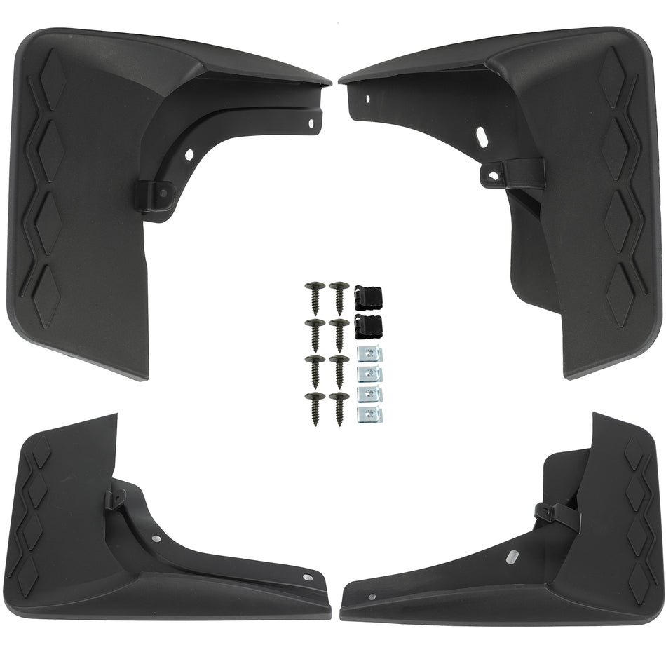 Front & Rear Splash Guards Fender for Volkswagen Tiguan L Pro NEW Mud Flaps