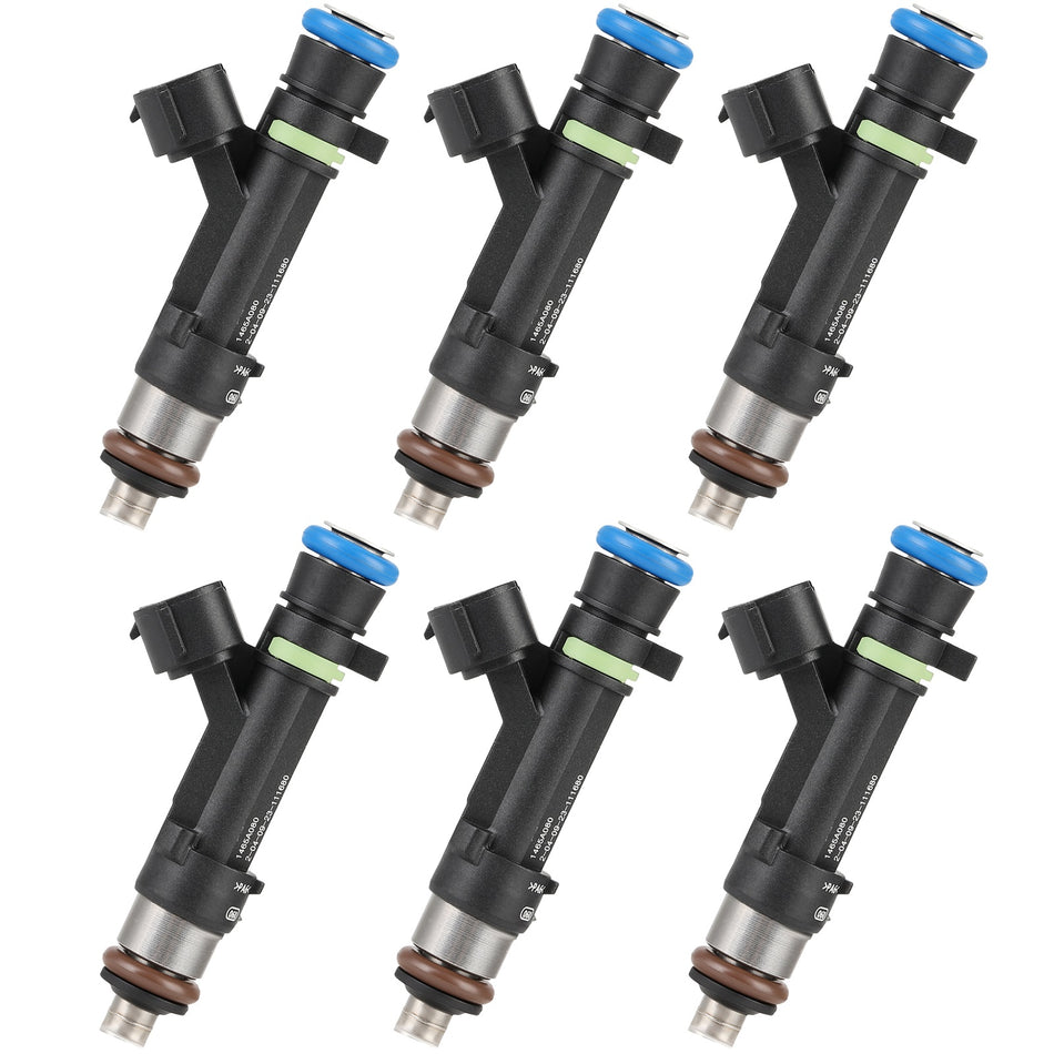 Fit Mitsubishi Outlander 3.0L 2007 2008 2009 2010-2013 6pcs Fuel Injectors