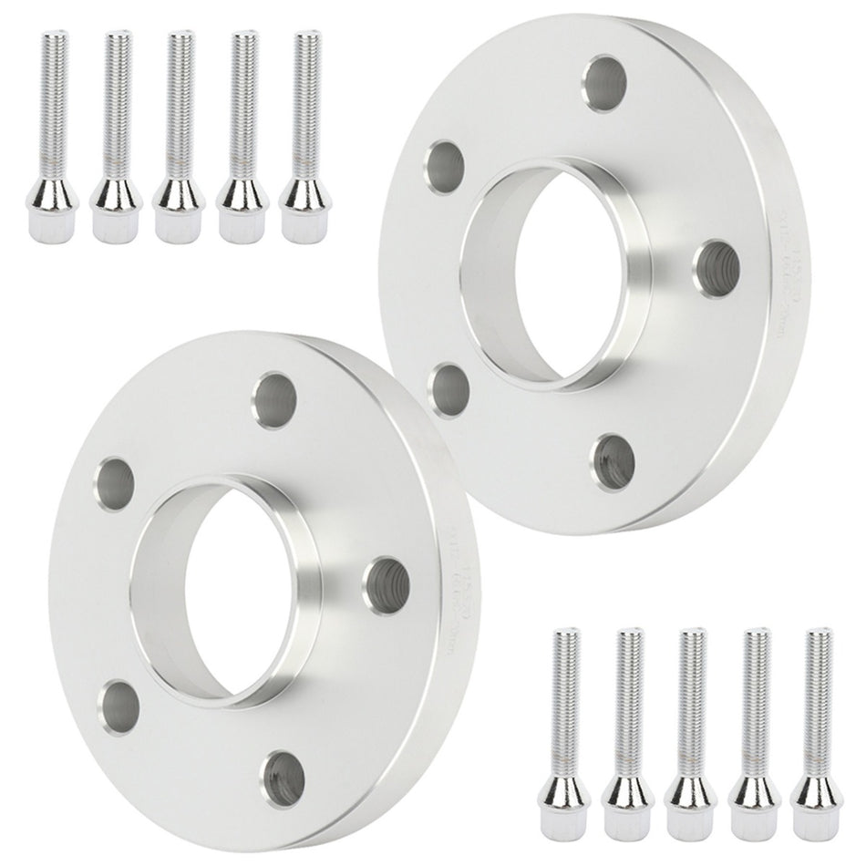 2Pcs 20mm 5x100/5x112 5 Lug Wheel Spacers For 94-96 Mercedes-Benz C220 94-09 Mercedes-Benz E320