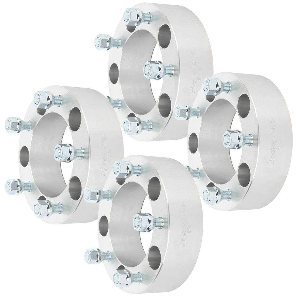 4Pcs 2 inch 5x5.5 5x139.7 5 Lug Wheel Spacers For 94-01 Dodge Ram 1500 03-06 Ford E150 Only for Auto