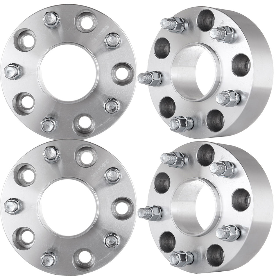 4Pcs 2 inch 5x5.5 5x139.7 5 Lug Hub Wheel Spacers For 07-09 Chrysler Aspen 05-10 Dodge Dakota