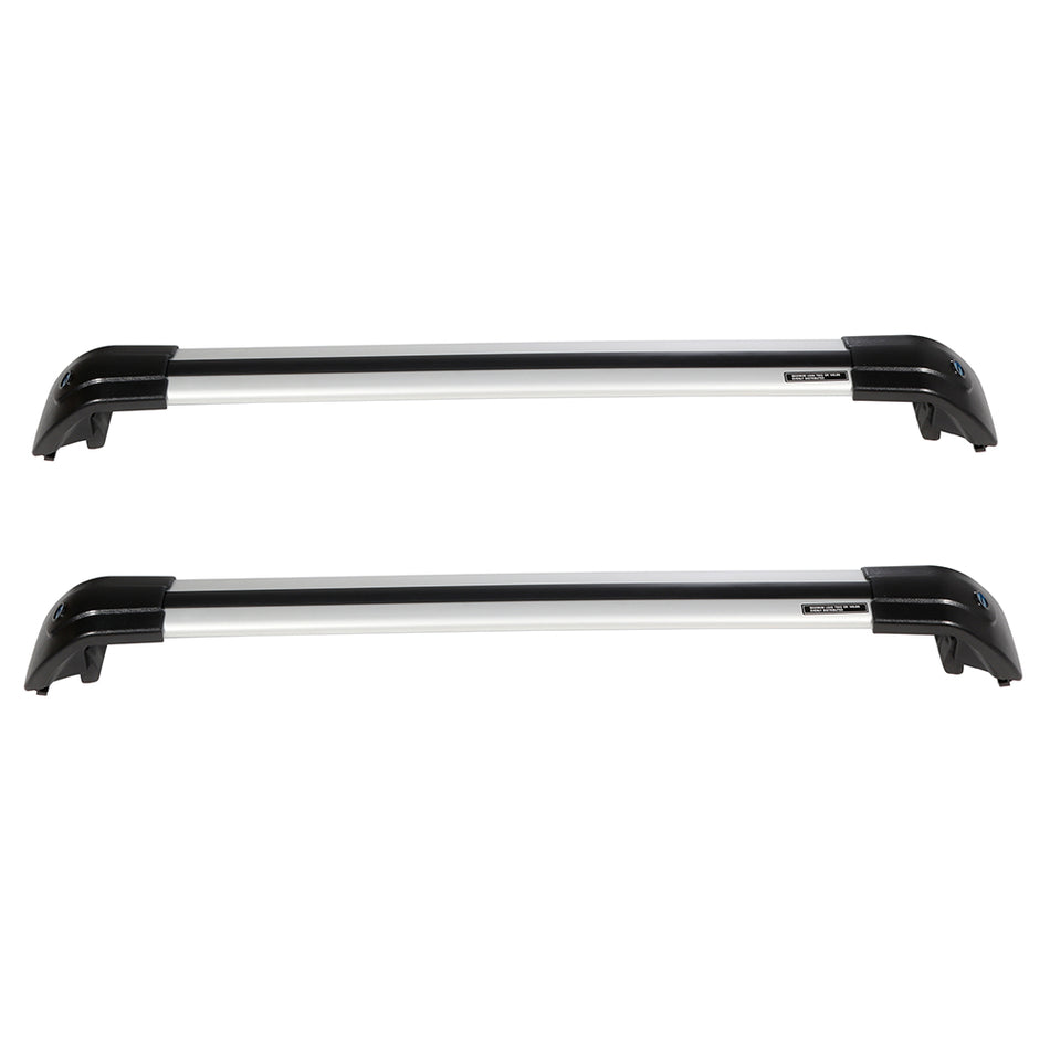 Top Roof Rack Rail Cross Bars Cargo Luggage Black For 2009-2018 Volkswagen Tiguan