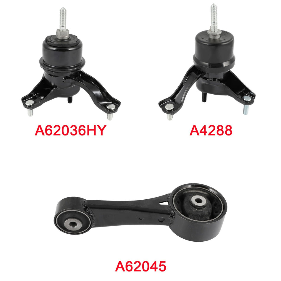 Engine Motor Mount Fit Toyota Sienna 2011 2012 2013 2014 V6 3.5L 3pc