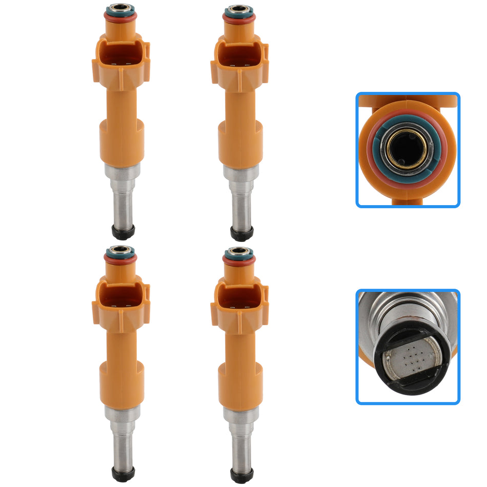 4pcs Fuel Injectors Fits Lexus GS300 IS200t IS300 NX200t NX300 RC200t RC300 2.0L