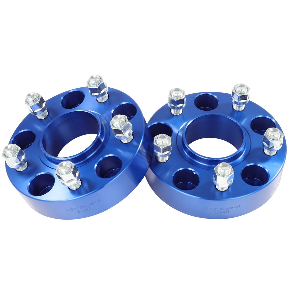 2 X 1.5inch 5x5 Wheel Spacers 14x1.5 71.5mm For Jeep Wrangler Grand Cherokee Dodge