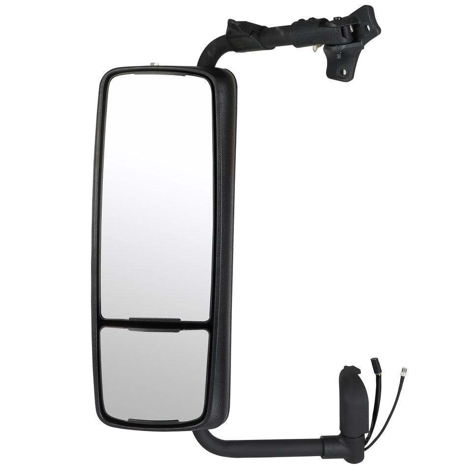 For 2004-2017 Volvo VNL Door Mirror Black Left Side Door Mirror Power Heated