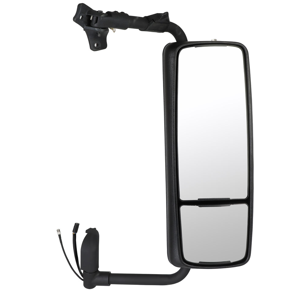 For 2004-2017 Volvo VNL Door Mirror Black Right Side Door Mirror Power Heated