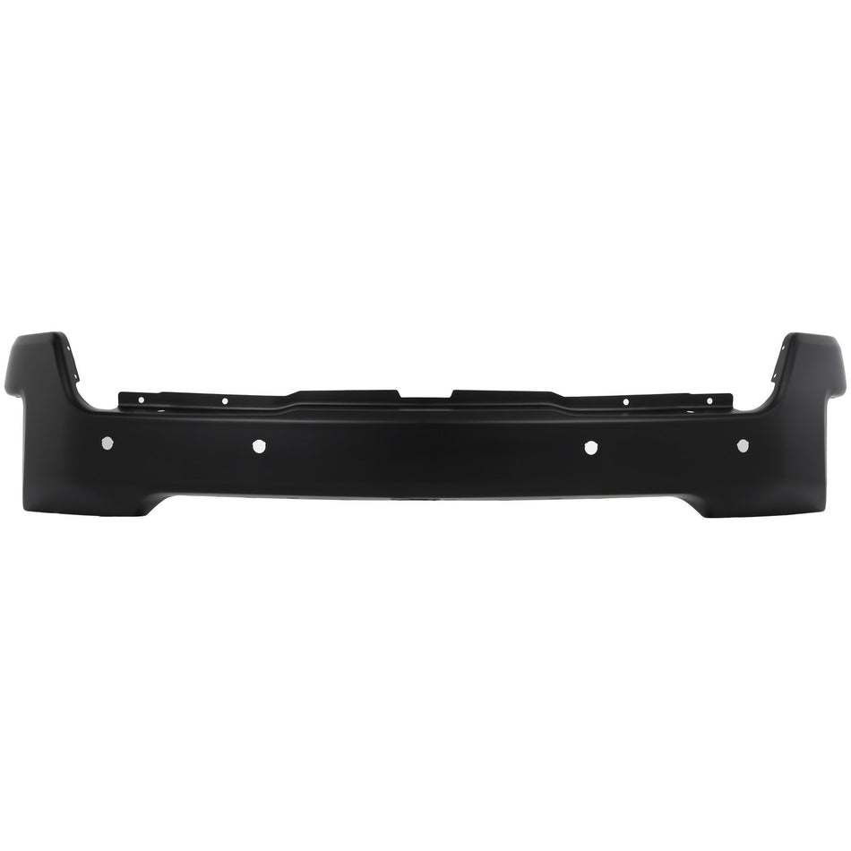 Black Steel Front Bumper Face Bar w/ sensor holes For 19-22 Chevy Silverado 1500