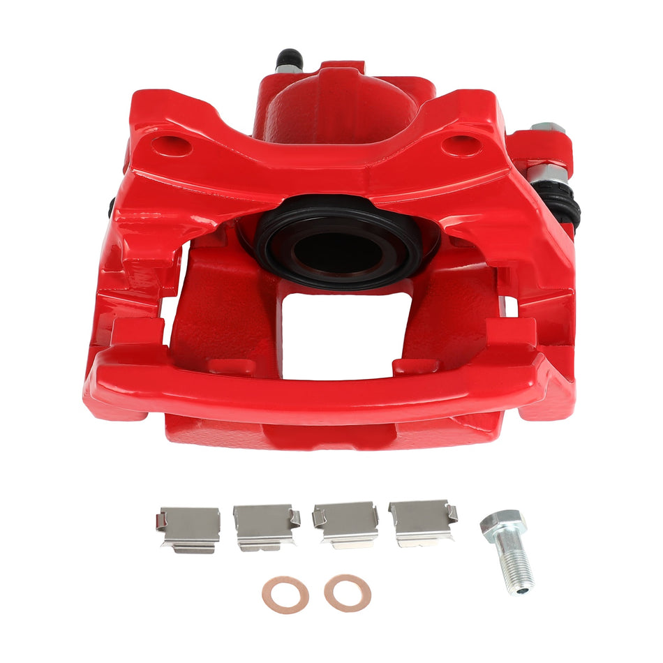 1x Rear Left Brake Caliper w/ Bracket For 08-12 Jeep Liberty 2007-2017 Wrangler