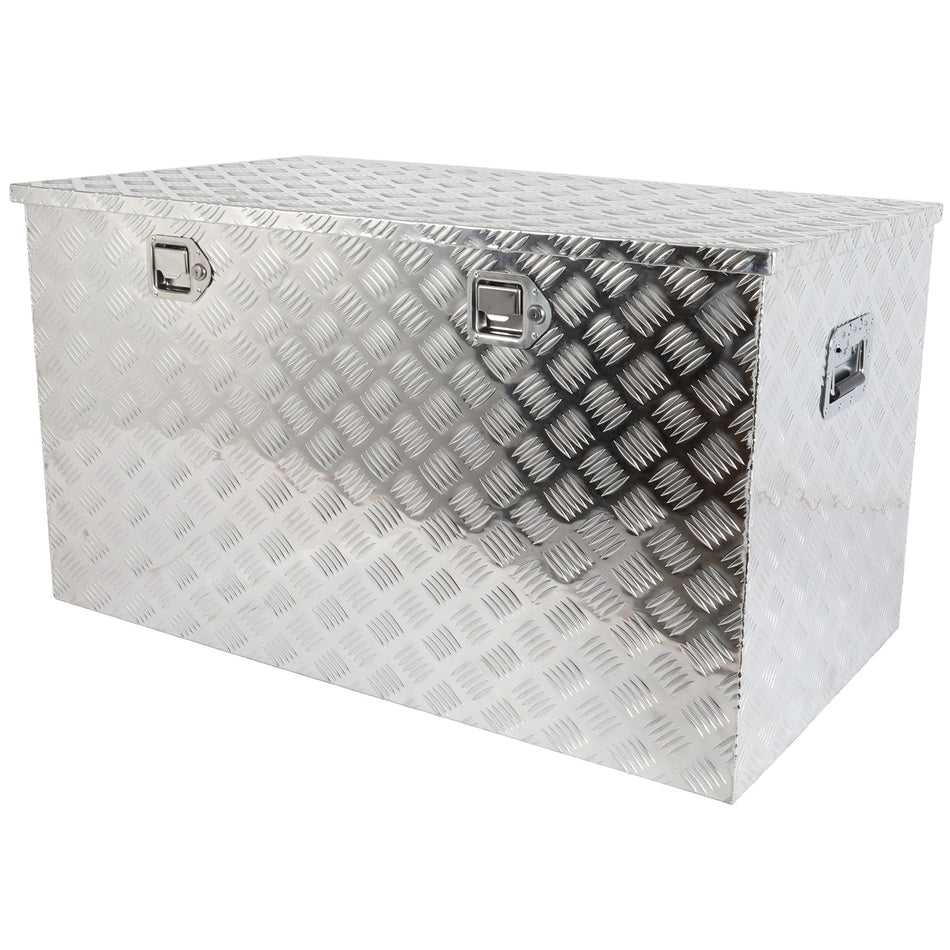 Aluminum Storage Tool Box 2x Lift Air Rod 44inchx24inchx24inch For Truck / Garage / RV