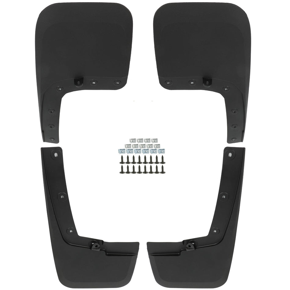 4Pcs Front & Rear Splash Guards Fender Fits Ford Ranger 2024 Crew Cab Mud Flaps