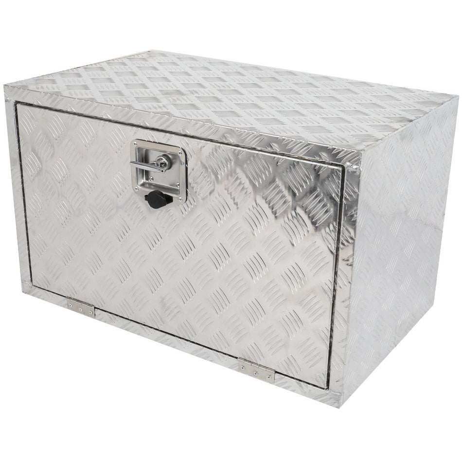 Aluminum Storage Tool Box 2x Chain 30inchX18inchX18inch For Truck / Garage / RV Wholesale